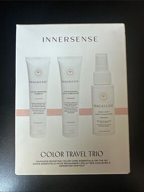 INNERSENSE Color Travel Trio Color Hair Bath Shampoo & Conditioner Travel size